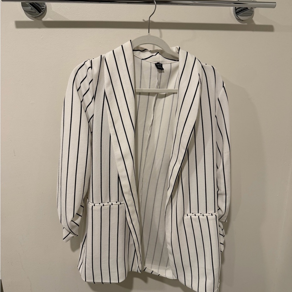 Women's Striped Blazer Jacket
